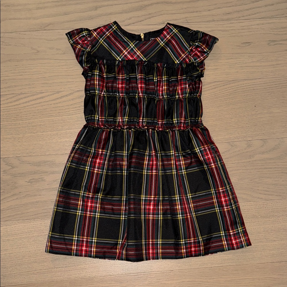 Crewcuts Girls Dress in Red and Black plaid